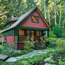 Slant straight roof