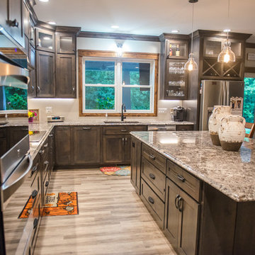 Woodsy Cabin Kitchen