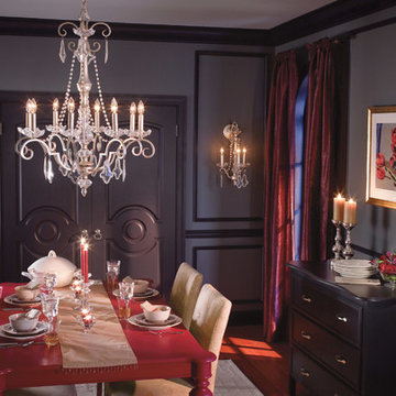 Kichler Lighting 42116SRM Gracie Sunrise Mist 8 Light Chandelier
