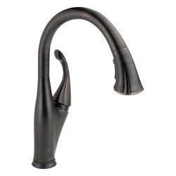 Delta Addison&reg; Single Handle Pull-Down Kitchen Faucet with Touch2O&reg; Technology - Kitchen Faucets