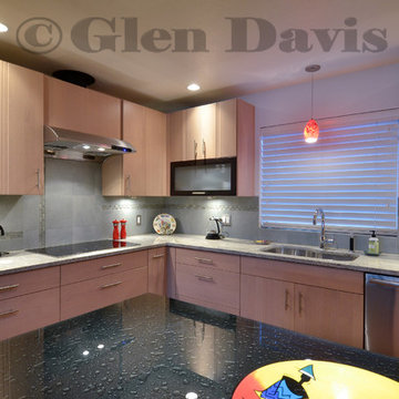 Sink, stove, and counter detail-Manette home in Bremerton, WA
