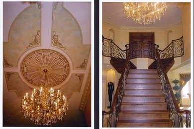 Example of a tuscan staircase design in Montreal