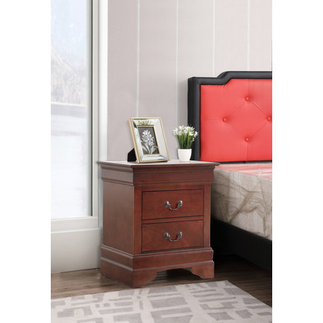 Louisphillipe Nightstand, Cherry