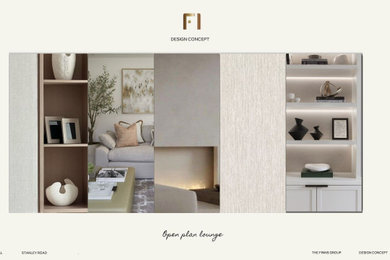 Open‑Plan Lounge & Media Wall Design Concept