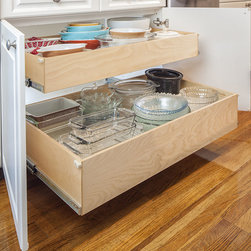 Double Height Glide-Out - Kitchen Drawer Organizers