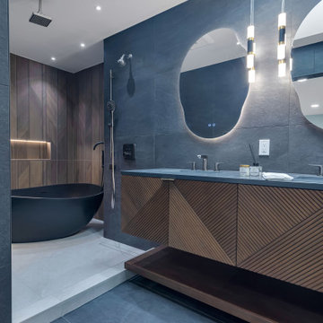 Modern Bathroom Remodels, Saratoga, CA