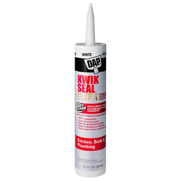 Dap® 7079818897 Kwik Seal Ultra™ Premium Siliconized Sealant, White, 10.1 Oz