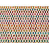 Colorful Wool And Sari Silk Sarouk Mir Hand Knotted Oriental Rug, 8'10" x 8'10"