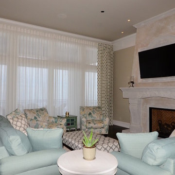 Embroidered Kravet Drapes