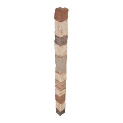 255-STACKED STONE OUTSIDE CORNER - 48"H X 3 &frac14;" W X 1 &frac12;"D - Wall Panels