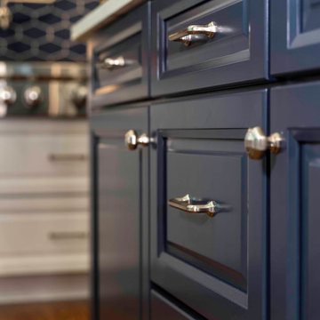 Transitional with a Touch of Navy