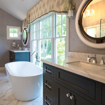 Huntington Bay Bathroom Design by Margali and Flynn