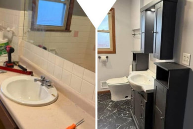 Minimalist bathroom photo in Other