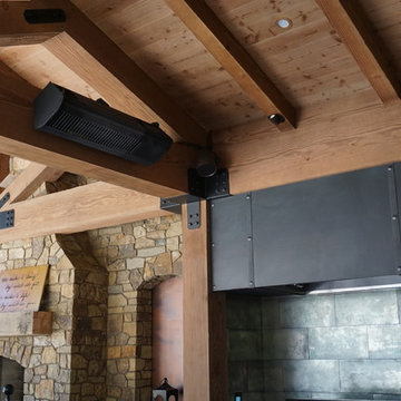 Outdoor Kitchen Entertainment System