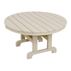 Ivy Terrace Furniture - Ivy Terrace Classics Round 36" Conversation Table, Sand - Outdoor Coffee Tables