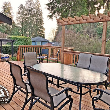 Raised Wooden Deck