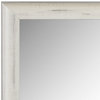 Warren White Framed Mirror, 28" X 60"
