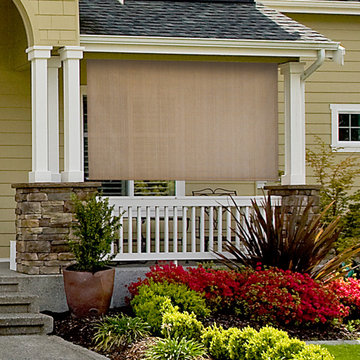 Cordless Outdoor Sun Shades (HDPE- High Density Polyethylene Fabric)