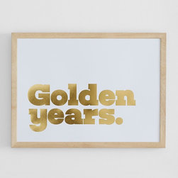 Golden Years Print | Hunting For George - Prints And Posters
