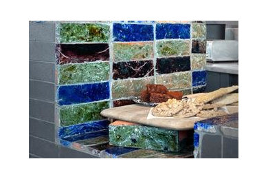 Our glazed Bricks and tiles used by Architects & Designers