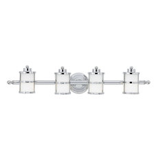 Quoizel Lighting - Tranquil Bay - 4 Light Bath Bar   Polished Chrome Finish
