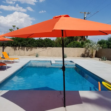 streamlined yard in Palm Springs