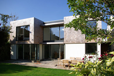 Contemporary house exterior in Other.