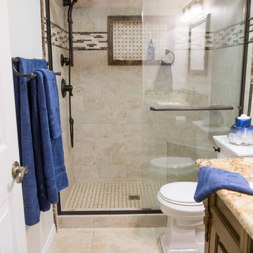 Orange Bathroom