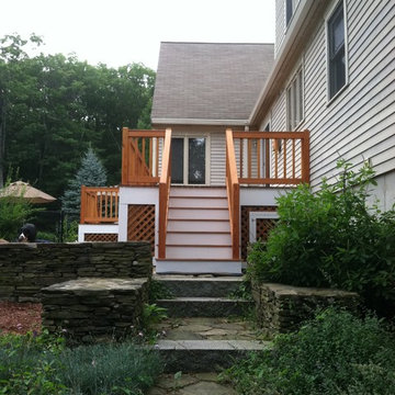 Douglas fir deck