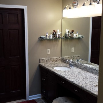 Ann Arbor Ceramic Shower with Jacuzzi Tub Renovation