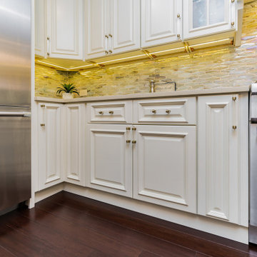 Painted White Kitchen Cabinets