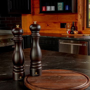 Charming Rustic Industrial Cottage Kitchen