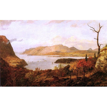 Jasper Francis Cropsey the Hudson River from Fort Putnam, near West Point -Print
