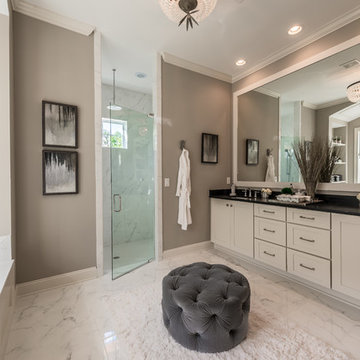 The Hampton Model Home Master Bathroom