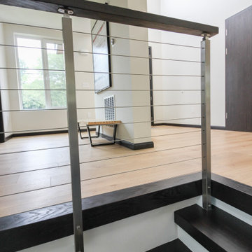 Project #70 | Open-Riser Staircase with Cable Railing