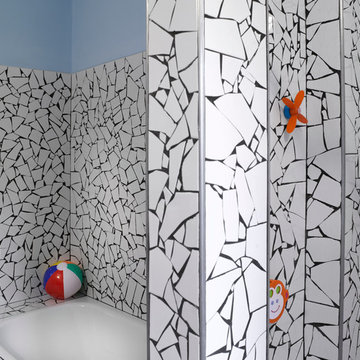 the bathroom