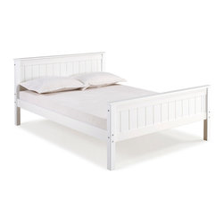 Bolton Furniture - Harmony Full Bed, White - Platform Beds