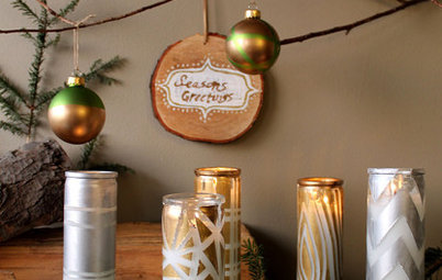 3 Easy Crafts for a Glittery Woodland Holiday Display