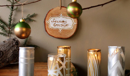 3 Easy Crafts for a Glittery Woodland Holiday Display