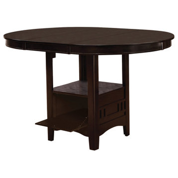 Wood Counter Height Table, Espresso