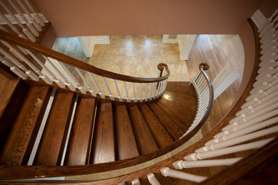 Inspiration for a timeless staircase remodel in New York