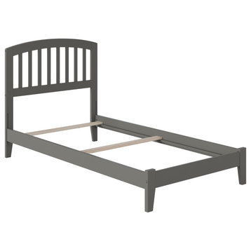 Richmond Twin Xl Traditional Bed, Gray
