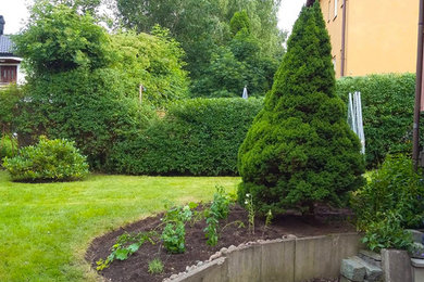 This is an example of a transitional garden in Stockholm.
