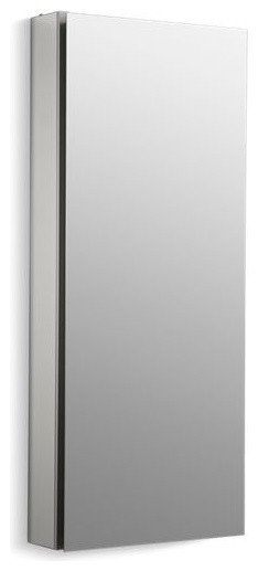 Kohler Catalan 1-Door Medicine Cabinet, Satin Anodized Aluminum ...