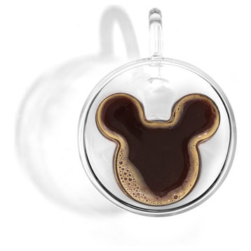 Disney Mickey 3D Espresso Cups 5.4 oz Set of 2