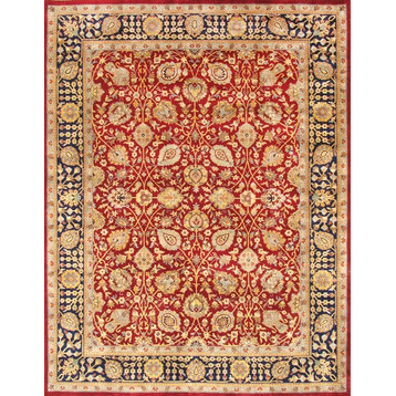 Pasargad Baku Collection Hand-Knotted Lamb's Wool Area Rug, 8'11"x11'7"