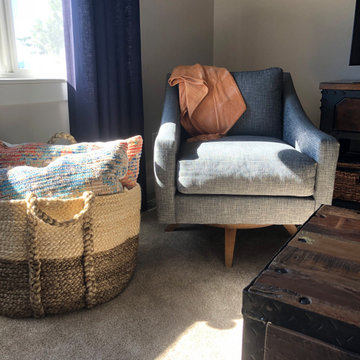 Cozy Corner with Swivel Chair