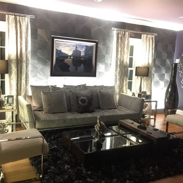 Warm Modern Living Room