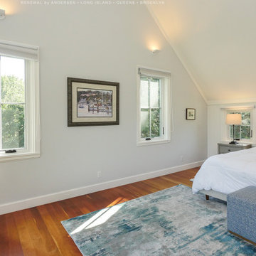 New Casement Windows in Stunning Bedroom - Renewal by Andersen Long Island