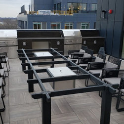 Outdoor Communal Table - Outdoor Dining Tables